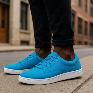 ALLBIRDS | Men's Canvas Pacer Shoes Teal Various Sizes Available